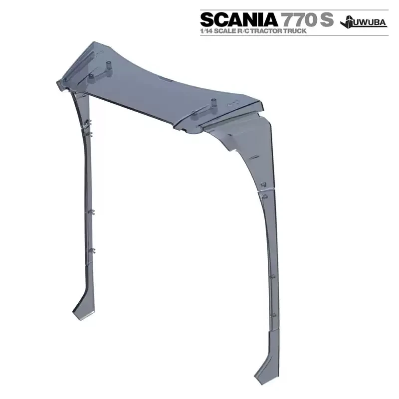 770S 1/14 مركبة يتم التحكم بها عن بُعد سقف منحرف الهواء العلوي الرياح منحرف 770-K11 ل Tamiya 1/14 RC شاحنة جرار 770S أجزاء الملحقات