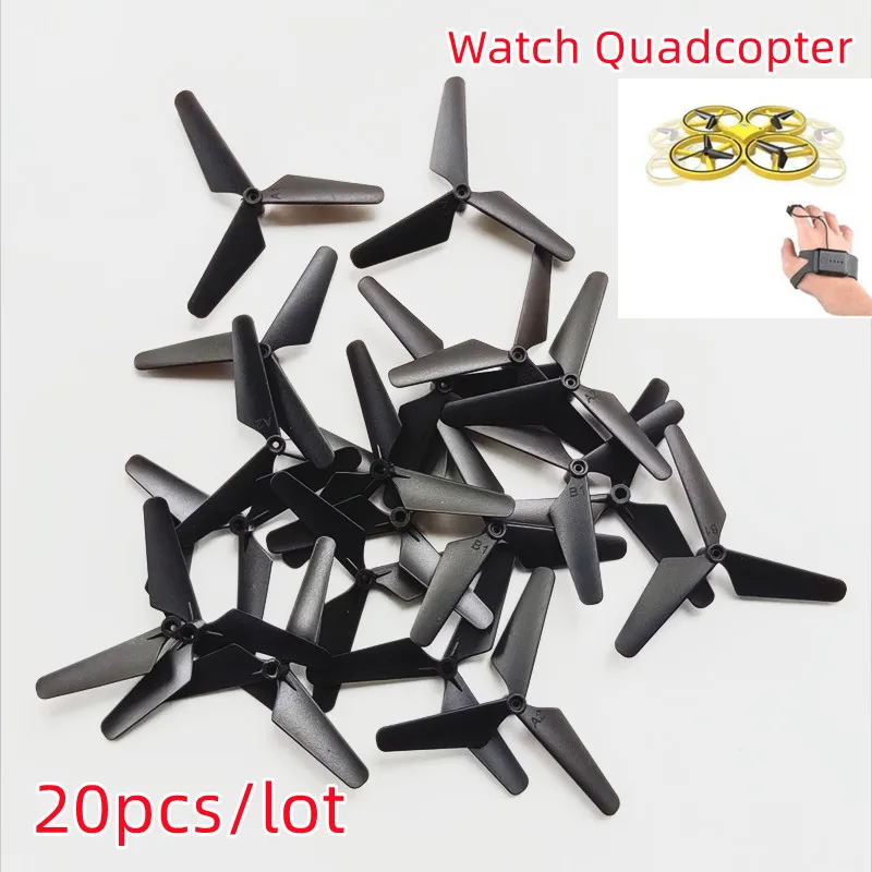 20Pieces RC Drone Propeller Props A B 3-blade for Watch Drone RC Quadcopter Replacements Spare Parts