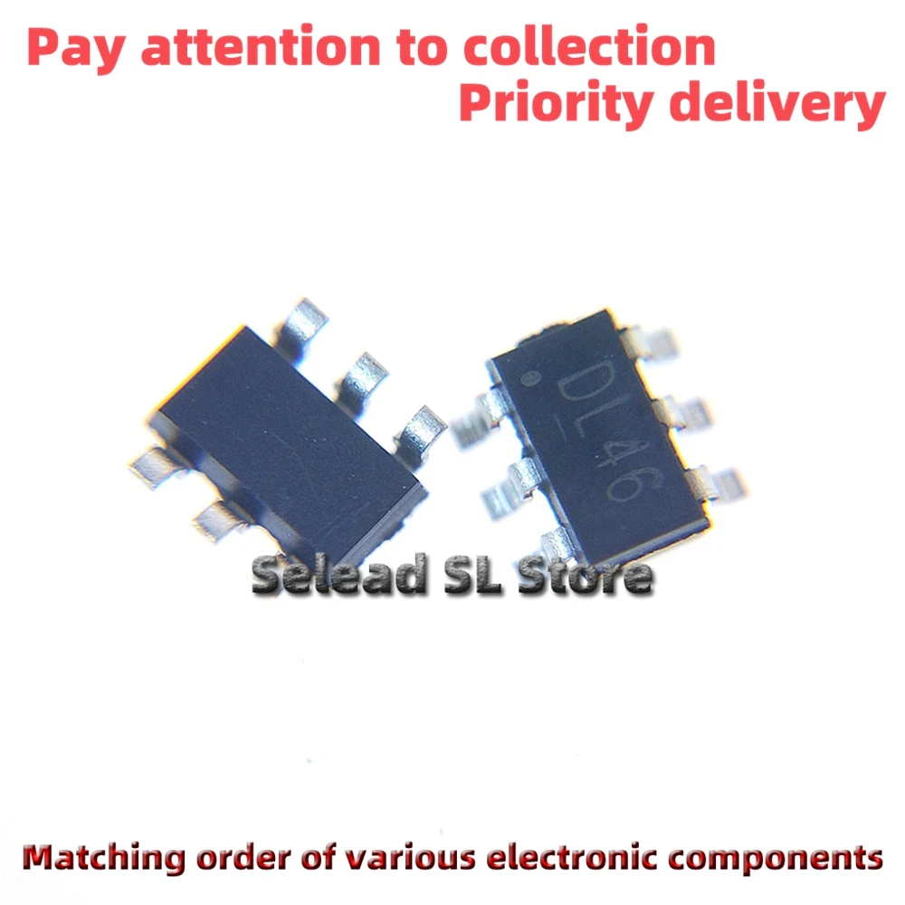 

Free shipping New Original 50pieces/pack DVIULC6-4SC6 Silkscreen : DL46 SOT-23-6 New ESD/TVS electrostatic protection diode