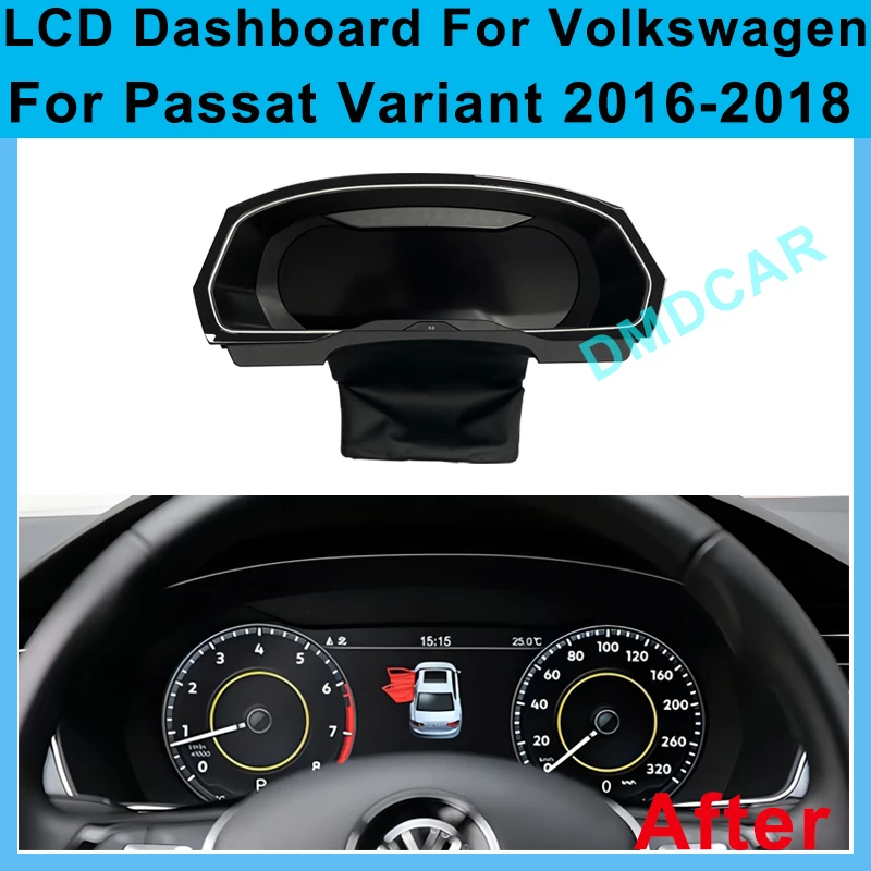 Upgrade Virtual Instrument Cluster CockPit LCD Speedometer Digital Dashboard Panel For Volkswagen Variant 2016 2017 2018