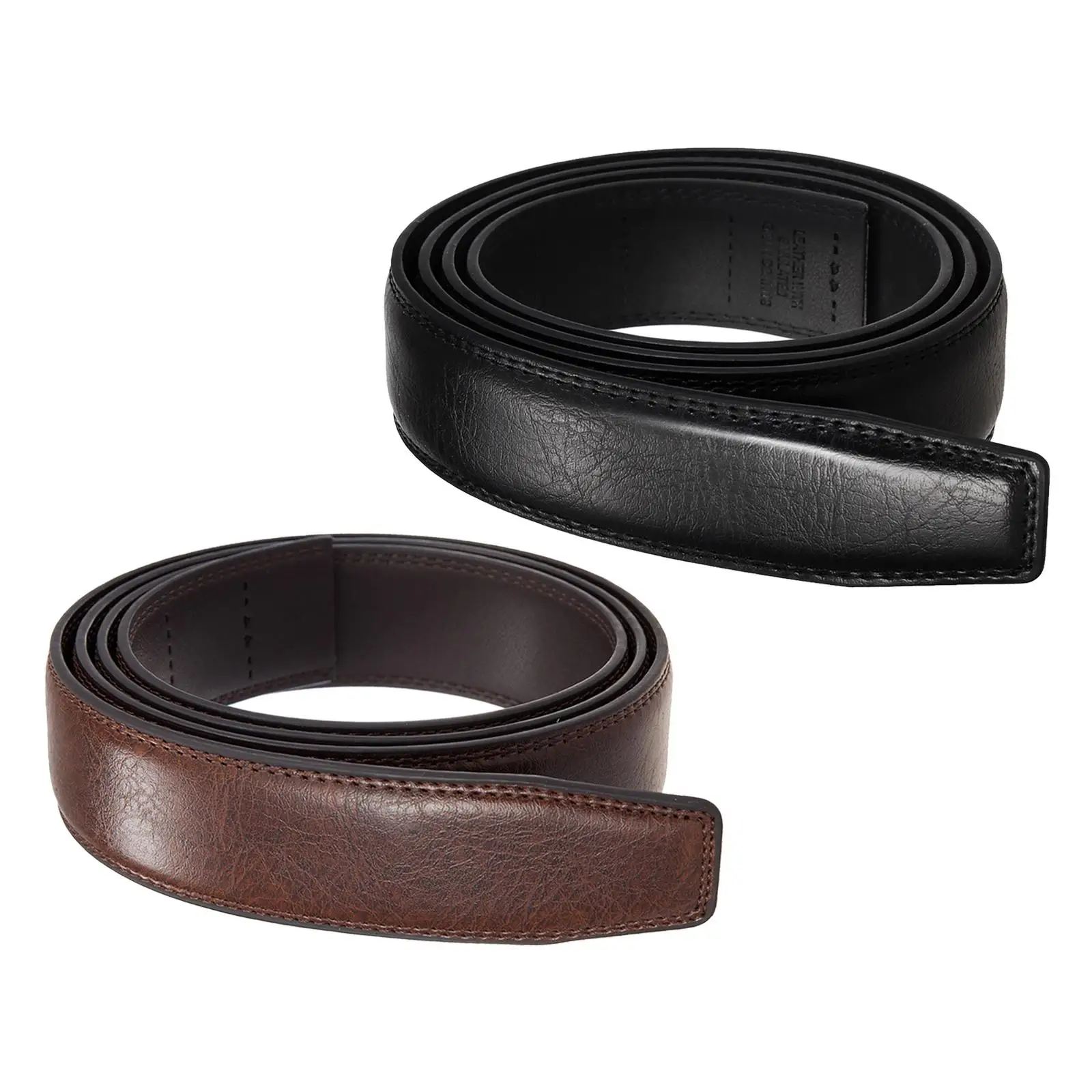 Vintage Style Mens Belt Strip Replacement Belt No Buckle 3.5cm Wide for Clothing