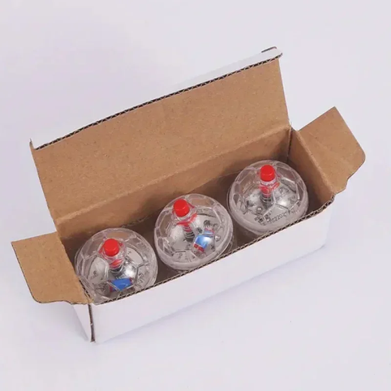 3Pcs/box Interactive Cat Ball Toy Flash Paranormal Equipment Ghost Toy Up Motion Balls Toy Light Pet Ball Flash Hunting Motion