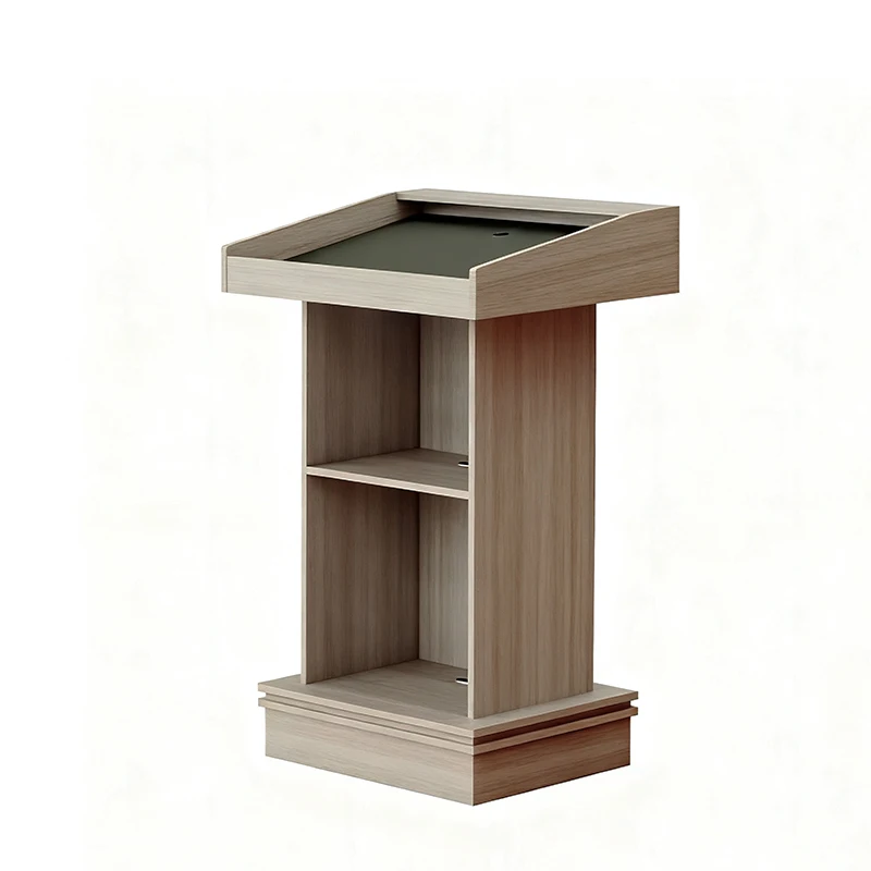 

# Wholesale Office Furniture Wooden Speech Speaking Podium, High Quality Simple Chairman Welcome Church Conference Podium