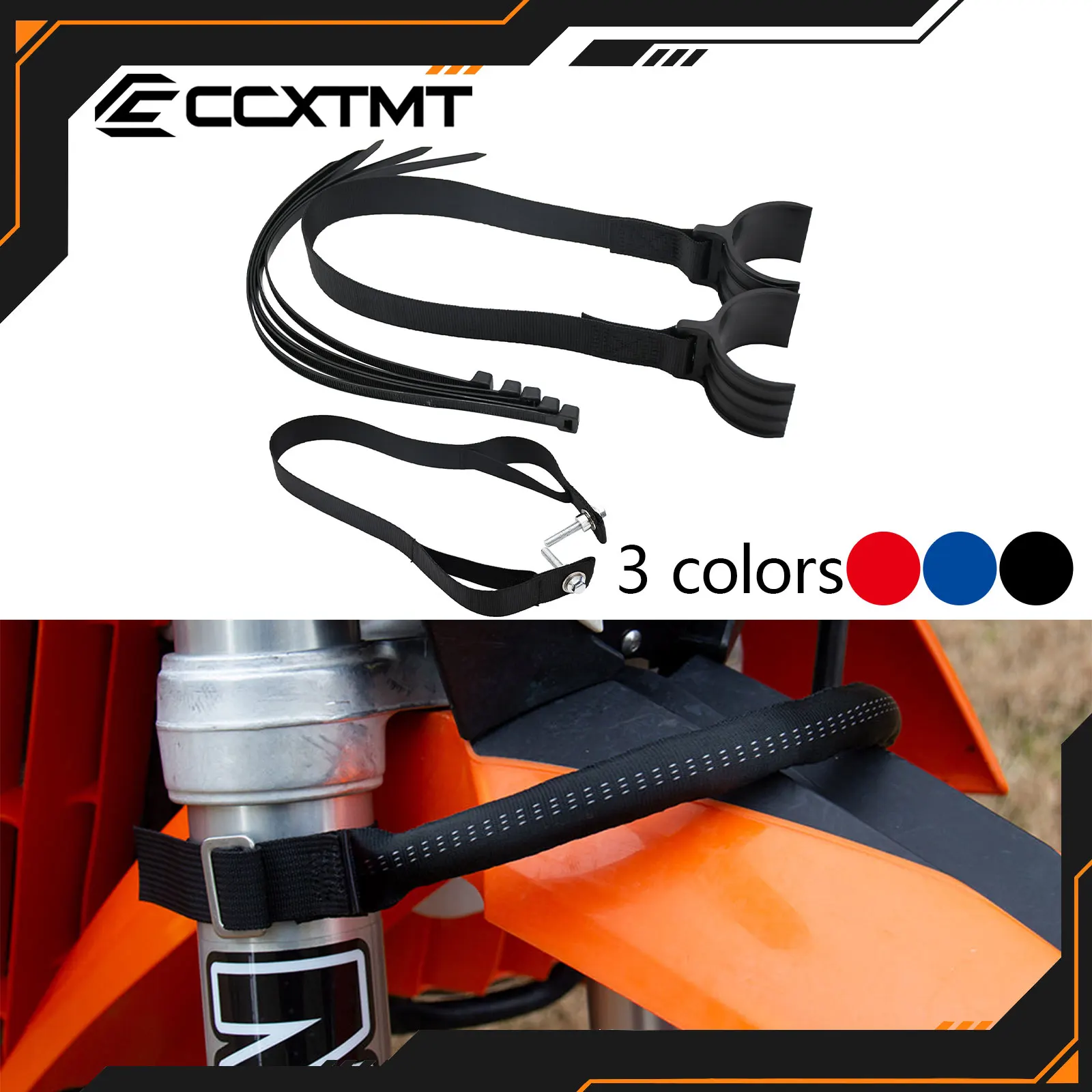 Motorrad-Rettungsgurt vorne und hinten, Sicherheits-Zugband, Tragegurt für Honda Yamaha Kawasaki KTM EXC EXCF SX SXF XC XCF XCW