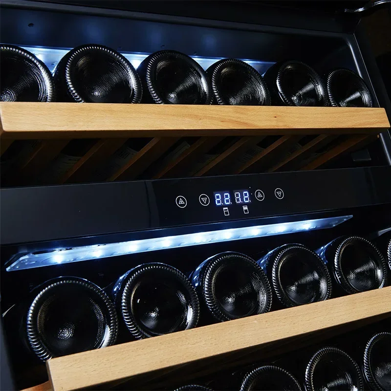 Red Wine Shelf Constant Temperature Wine Collection Cabinet Home Wine Cabinet Dual Temperature All Stainless Steel