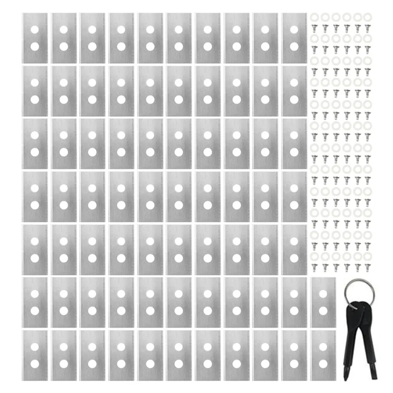 

【ADORN】72PCS Robotic Lawnmower Replacement Blades For Mammotion Luba Yuka All Series With Screwdrivers B