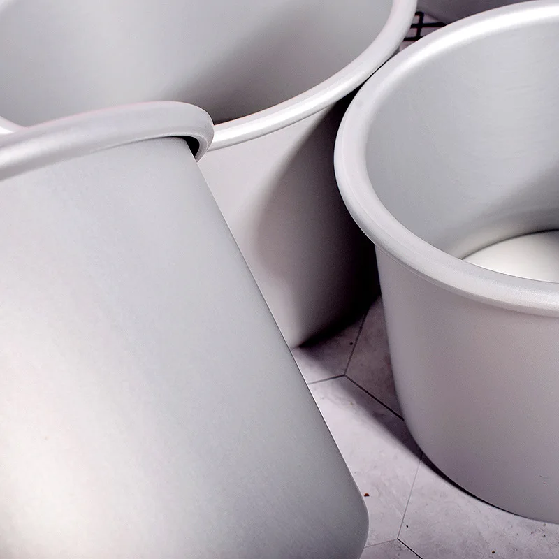 Alumínio Alloy Cake Mold com fundo removível, aumentar o molde do bolo, bandeja de cozimento, Round Mold Pan, Pan Pattern, Bakeware Acessórios, 4 \