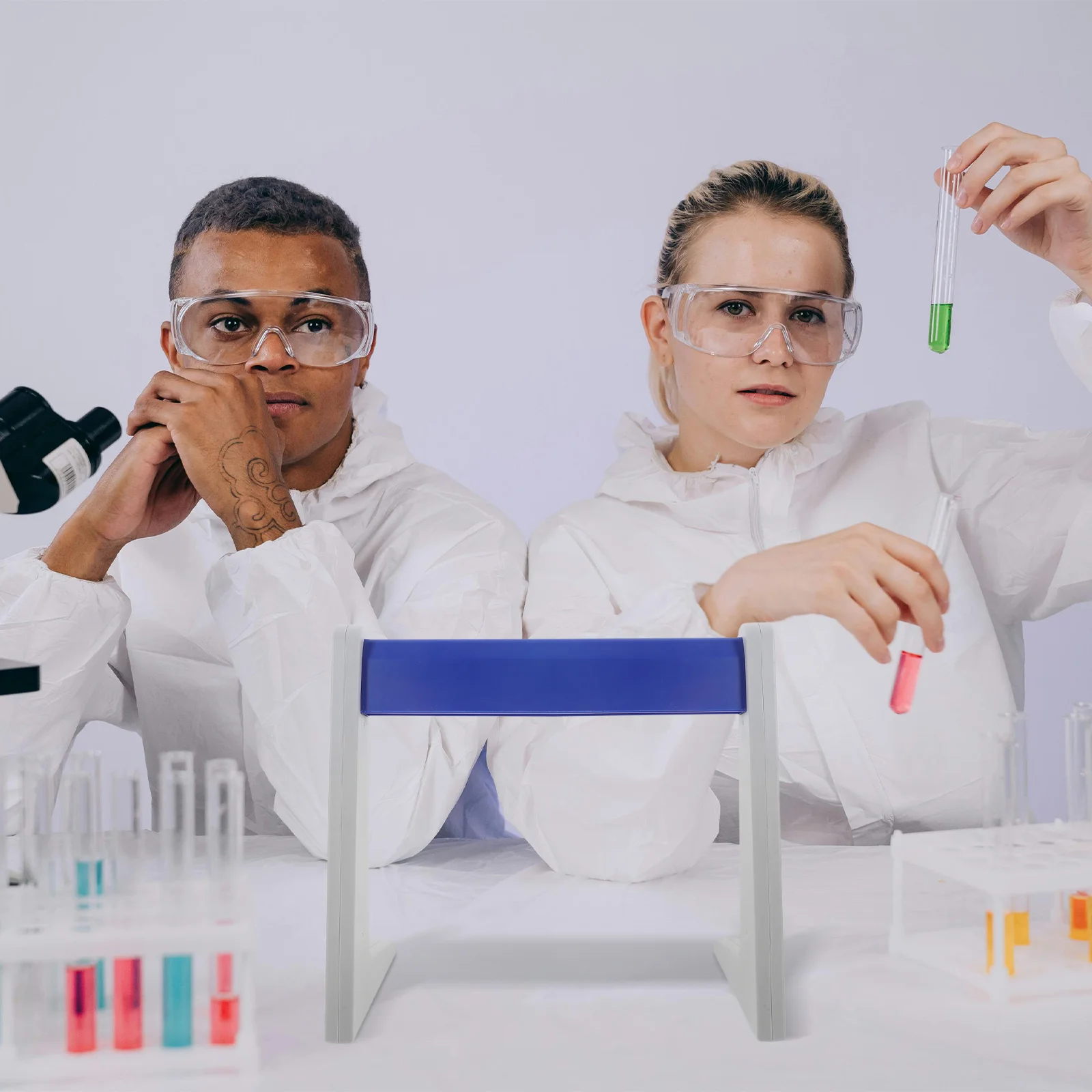 

Pipette Storage Stand Plastic Lab Organizer Holder Stable Workstation for Scientific Research Educational Clinical Use