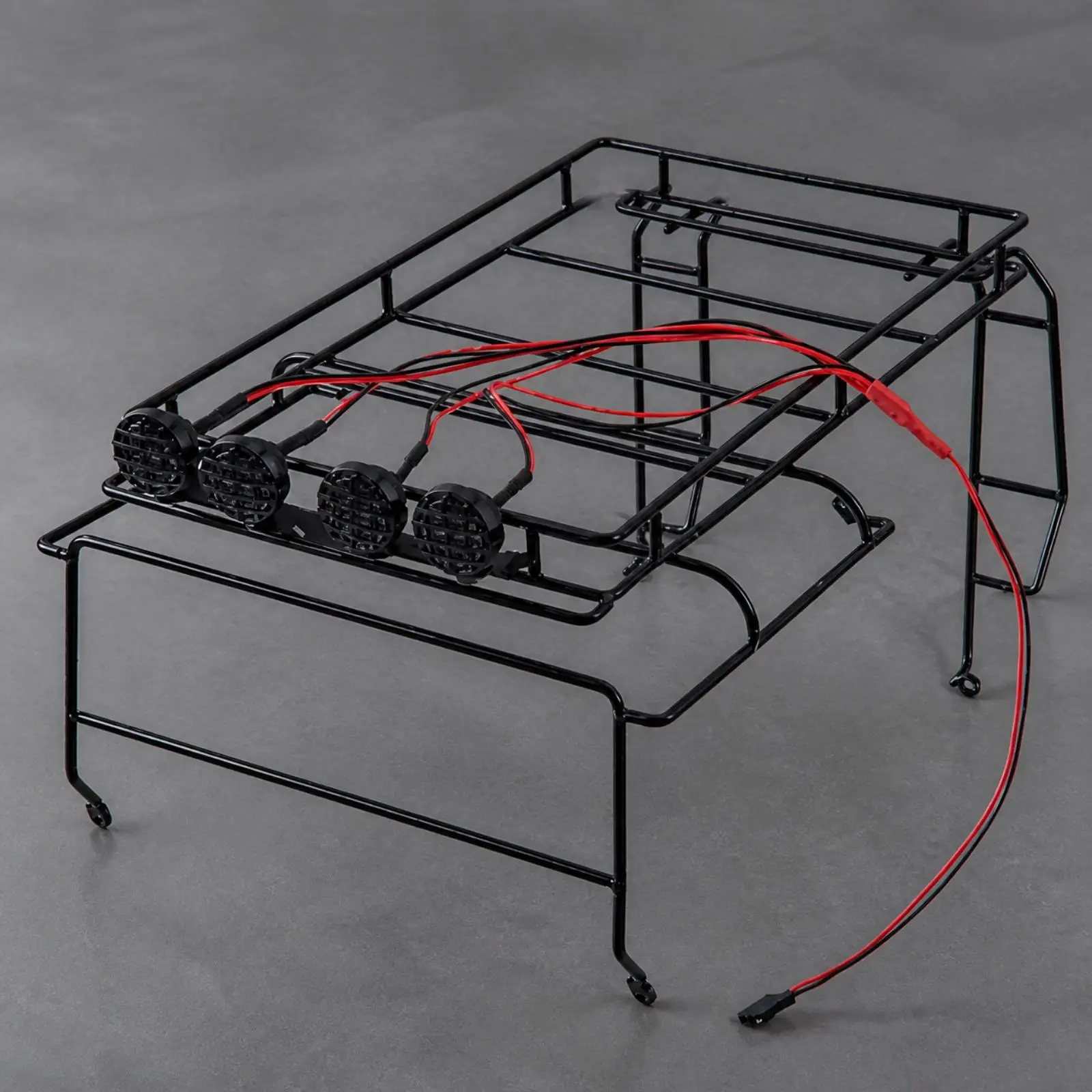Rugged Metal Roof Rack LED Light Control Unit for 1 10 RC4WD D90 SCX10 CC01 Scale Climbing Vehicle