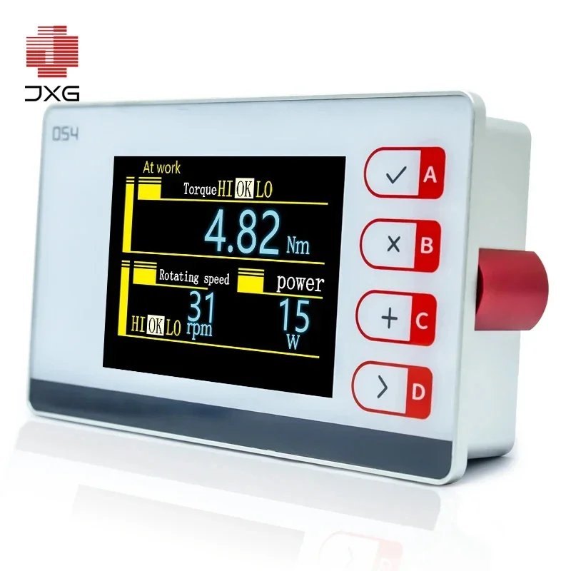 

High-Precision Digital Force Gauge with LCD, Push Pull Load Cell Tester & Color Display with Limit Alarms