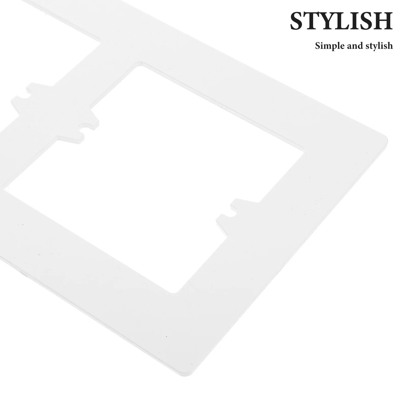 2 قطعة غطاء مقبس التبديل لوحة 86-نوع فارغة غطاء فاصل للمنزل مكتب فندق الغبار منفذ ديكور يغطي