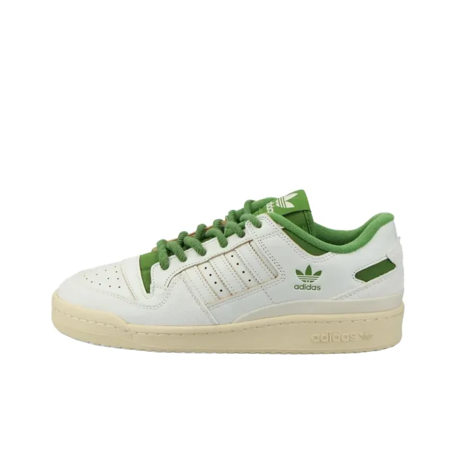 Adidas Originals FORUM 84 Skateboard Shoes Unisex Low Top White/Green FZ6296