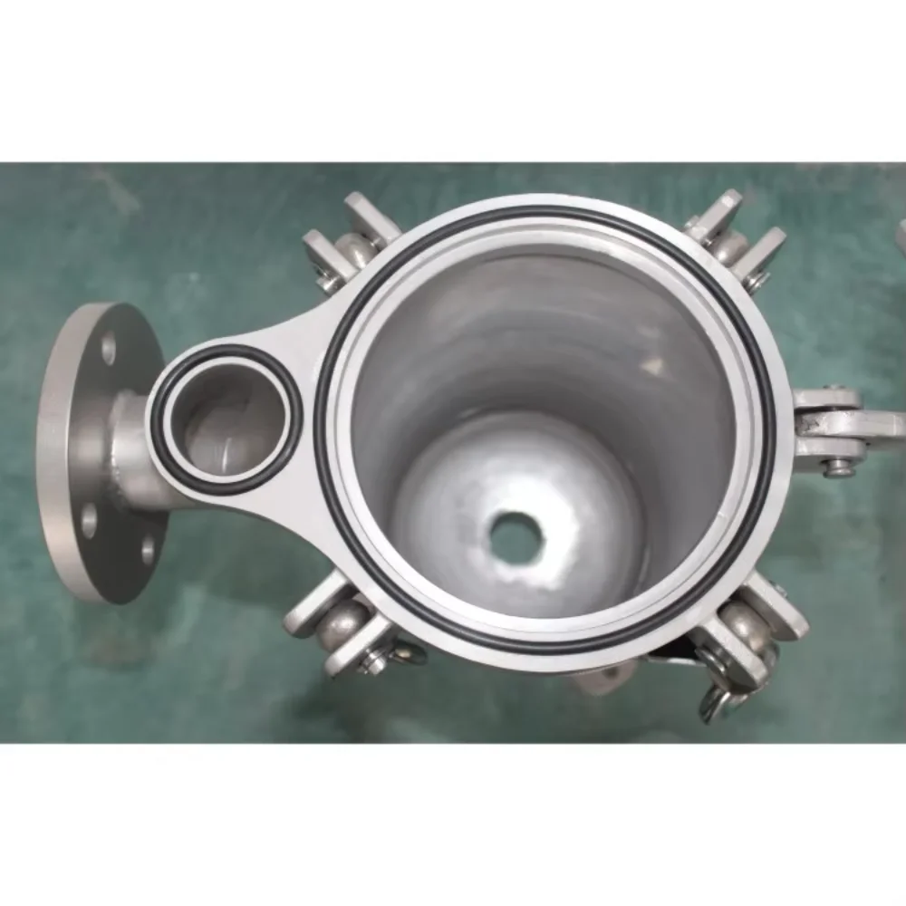 

Stainless steel food single bag filter for juice, honey, milk and syrup water treatment