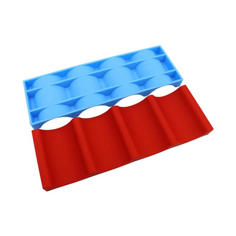 ชั้นวางขวดไวน์เบียร์กระป๋องซิลิโคน2ชิ้นแผ่นรองอุปกรณ์จัดระเบียบจัดระเบียบในห้องครัว