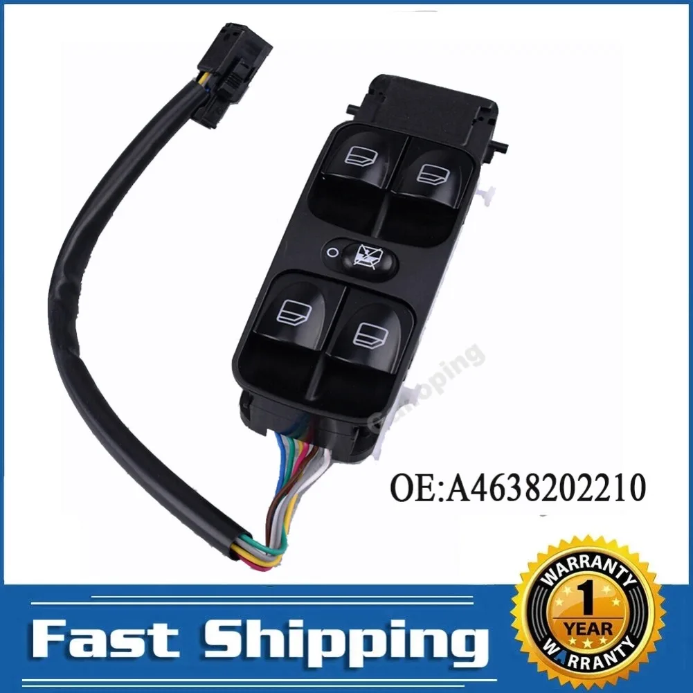 For Mercedes G Class W463 G500 G550 02 - 2012 Front Left Driver Side Electric Window Switch Lifter Regulator Button A4638202210