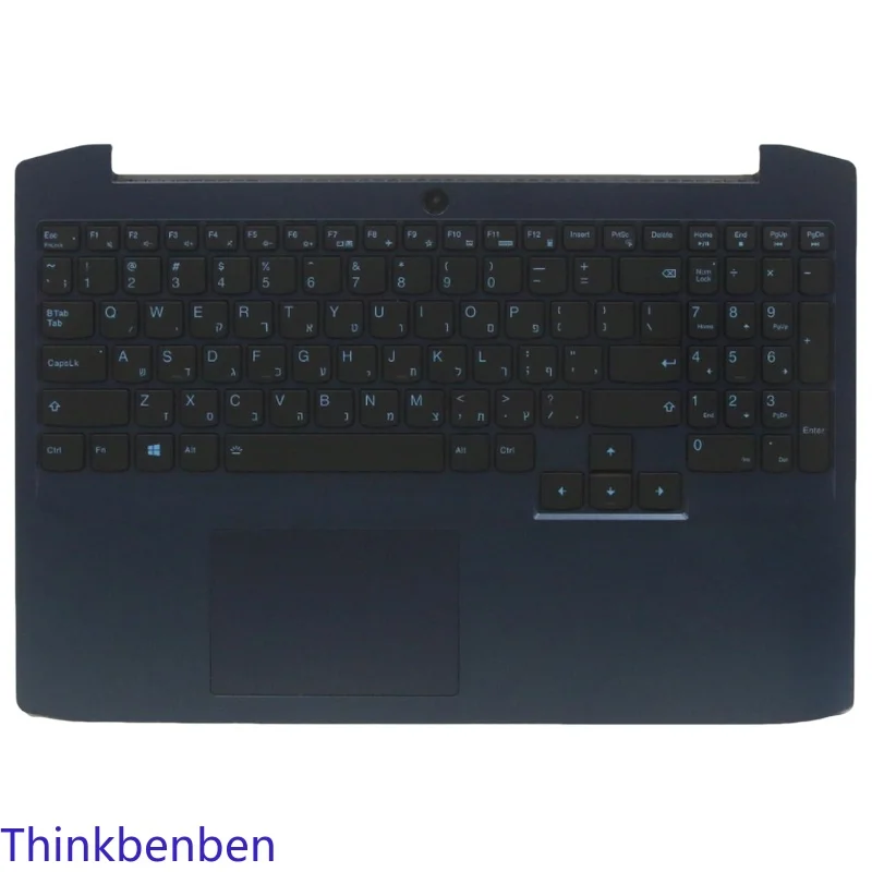 Gaming Keyboard Top - HB Hebrew (IL Israel) Blue Keyboard