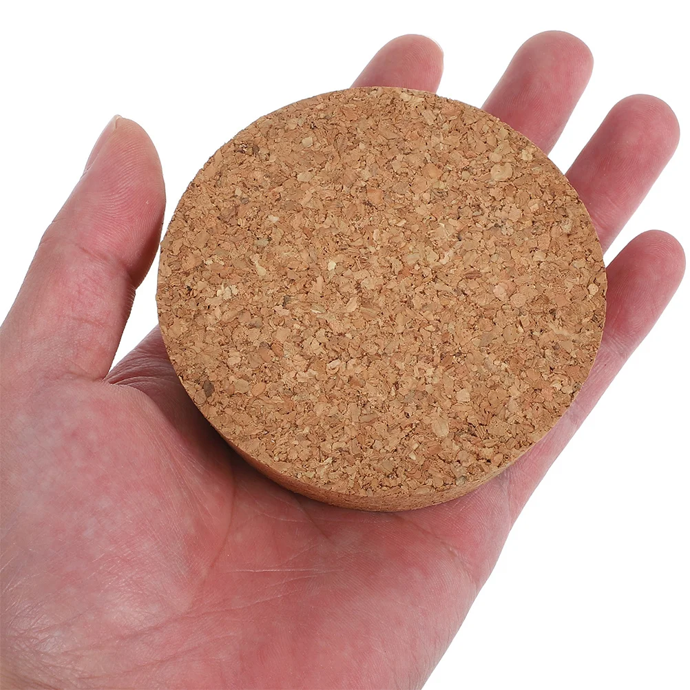 

6pcs Water Propagation Cork Stopper For Glass Vase Wooden Lid Tight Seal Fit Terrarium Planter Jar Bottle Home Office Wedding