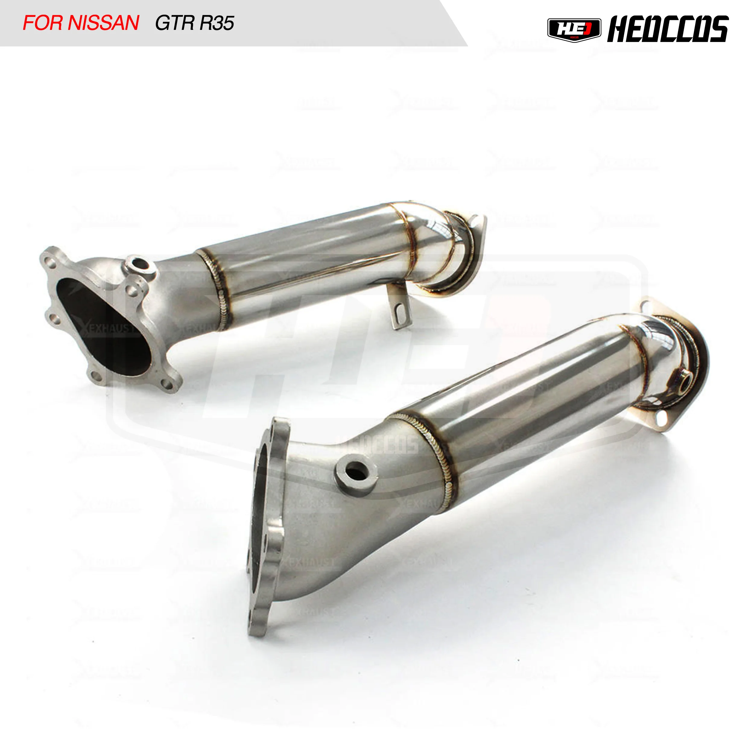 

HEO 89MM 90MM 3.5 inch For GTR R35 downpipe exhaust pipes heat shield catback exhaust tip valvetronic exhaust muffler