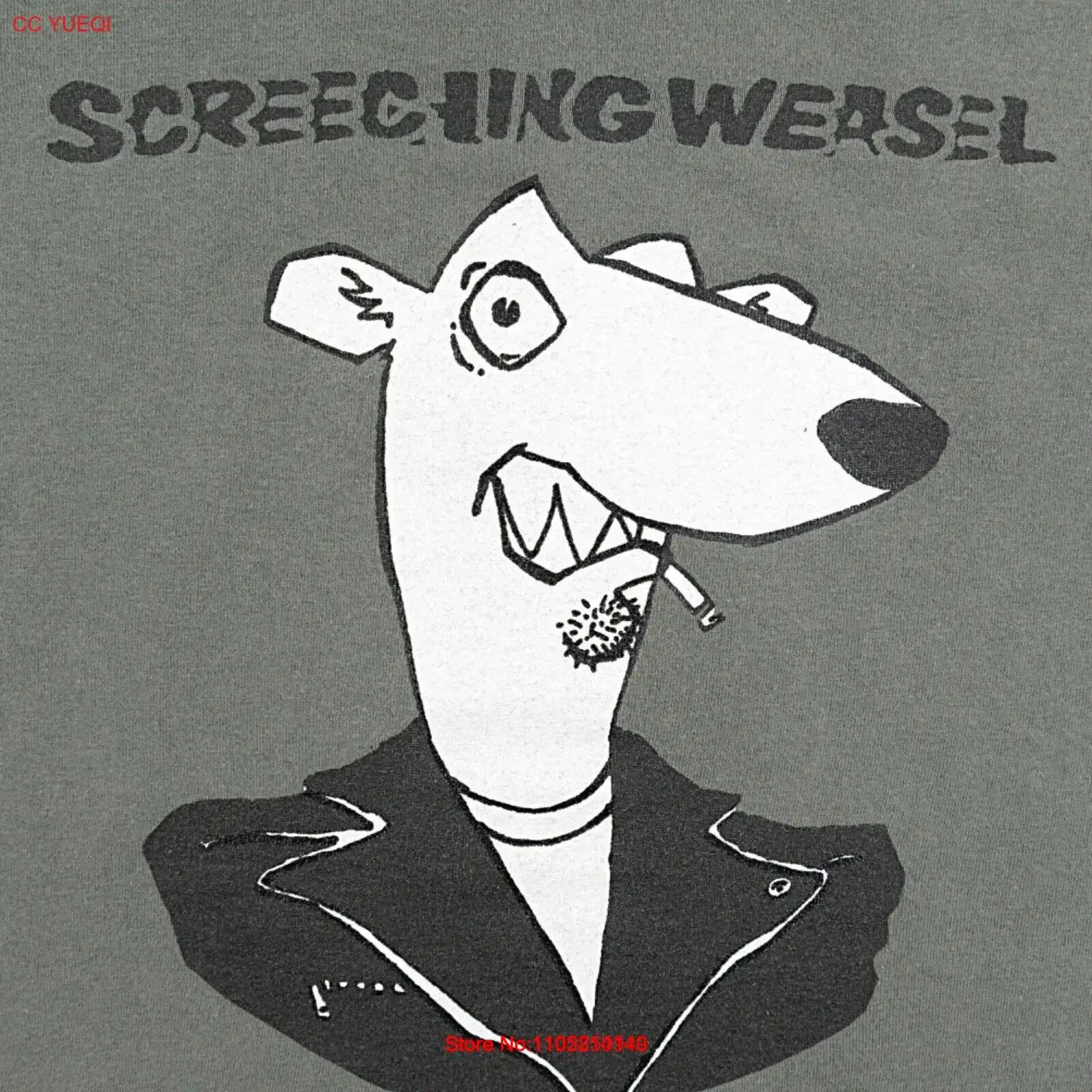 1993 VINTAGE SCREECHING WEASEL BOOGADA T Shirt XL Lookout Riverdales vintage Washed Comfortable Casual homme streetwear Soft