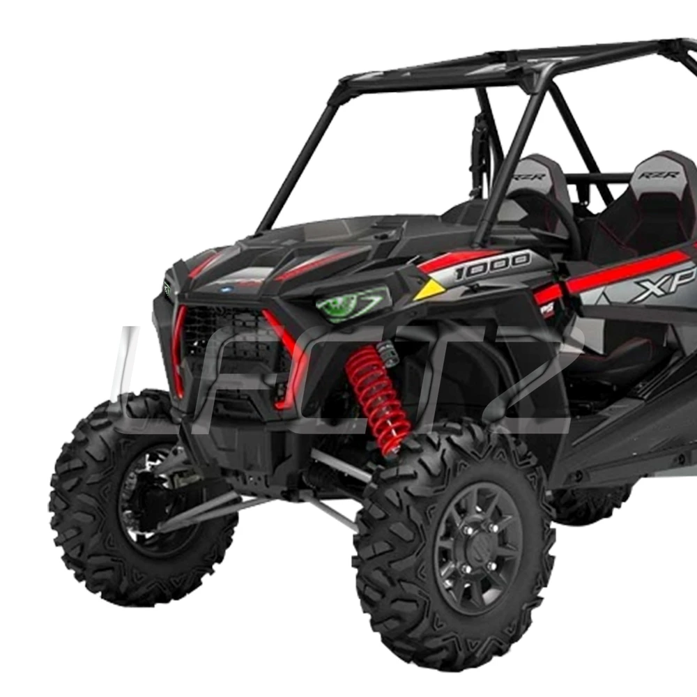 UTV Front Headlight Guard Sticker Head Light Decor Decals Fit for Polaris RZR 900 XP 4 1000 14-21 RZR XP 4 TURBO GENERAL 1000 - view 4