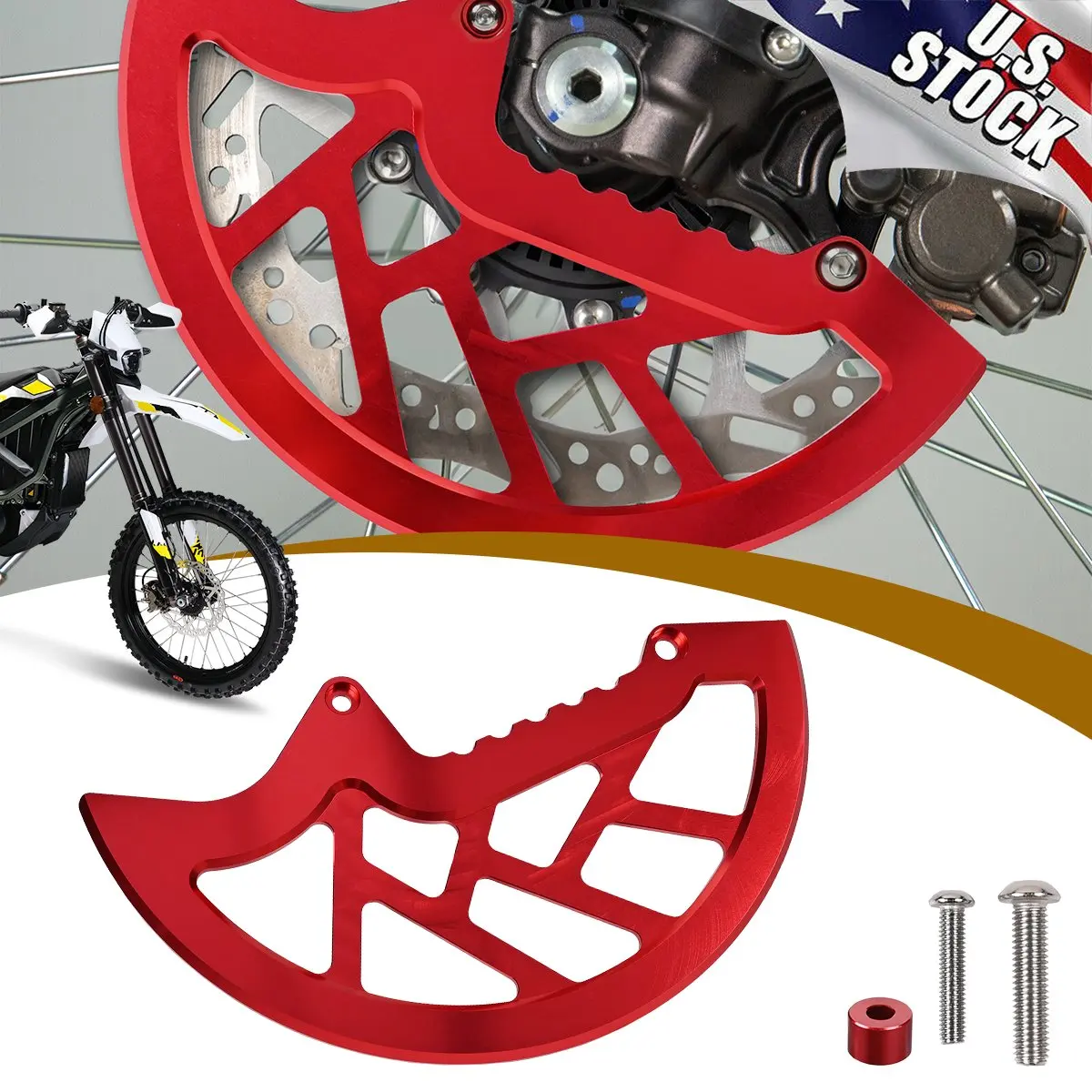 

Front Brake Disc Protector For Sur-Ron Ultra Bee 2023 Front Brake Disc Guard Motorcycles Front Wheel Brake Disc Protection Guard