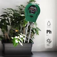 Digital 4 In 1 Soil PH Meter Moisture Monitor Temperature Sunlight Tester for Gardening Plants Farming with Blacklight