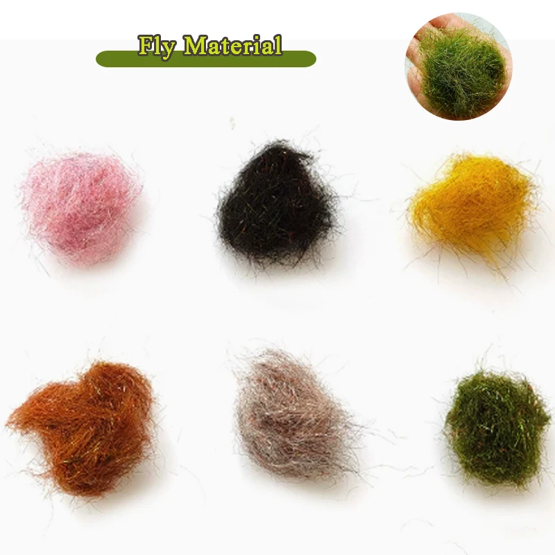 

Fly Tying Material Nymphon Body Fiber for Stone Flies Emerging Caddis Nymphs Larvae Woolly Bugger