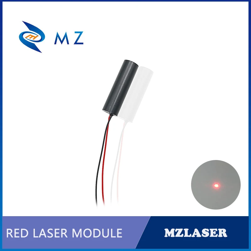 Red Dot Laser Diode Module Hot Selling Compact Mini D12mm 660nm 1mW 3V 5V 12V 24V Class II Spot Laser Industrial Grade