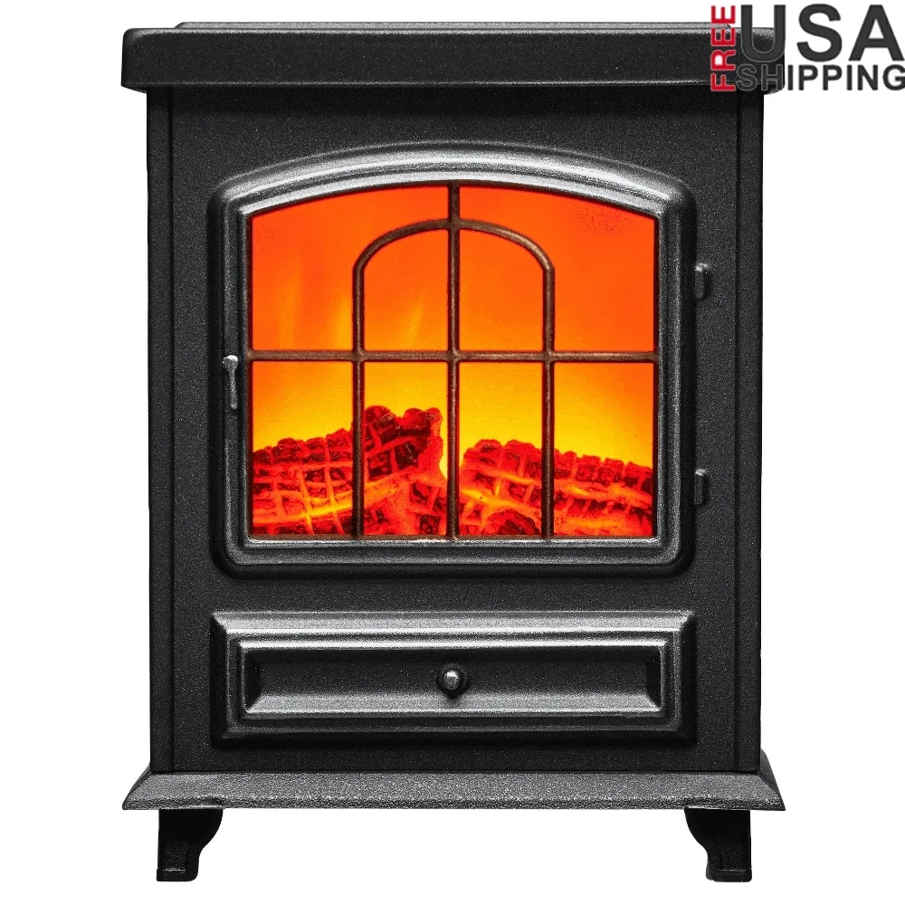 

Современный электрический подогреватель воска, чугунная плита, дизайн, реалистичное движущееся пламя, нежная атмосфера, ароматические восковые отверстия, безопасное использование в помещении