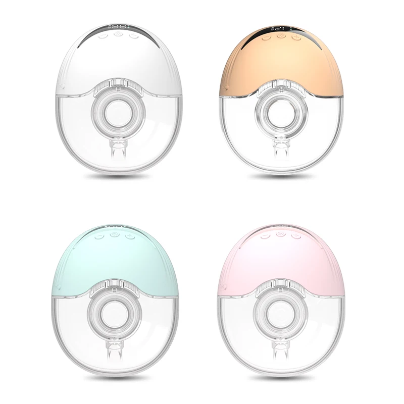 STLF Collettore di latte materno in silicone riutilizzabile portatile Catcher elettrico Tiralatte indossabile per allattamento al seno con vestibilità morbida