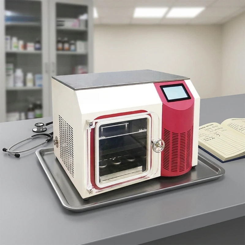 China's Best-Selling Dryer, Standard Model - 88-Degree Desktop Laboratory Pilot Freeze Dryer