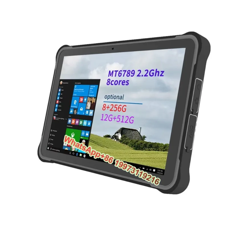 

Портативный заводской 10,1-дюймовый прочный планшетный ПК Android 13 14400 мАч с возможностью горячей замены 12G Ram Pda 4G Lte Android 13 Промышленный планшет