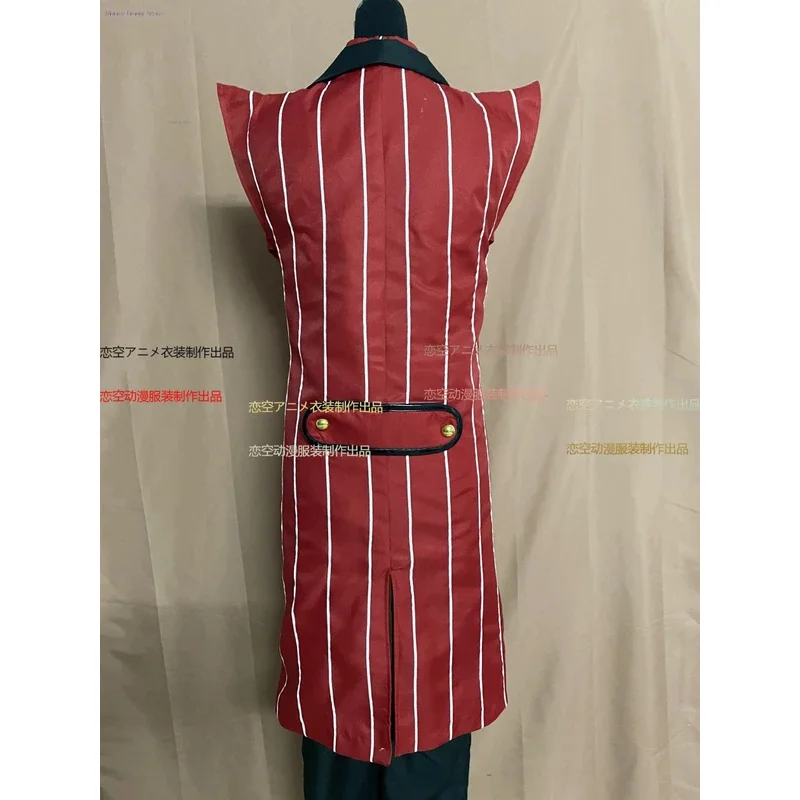 

2025 11 Alastor Cosplay Costume Uniform Adult Men Halloween Carnival Outfit Custom Made