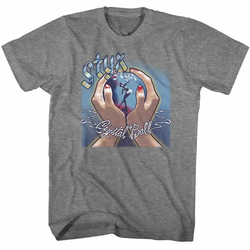 Styx Bright Ball Graphite Heather Adult T Shirt