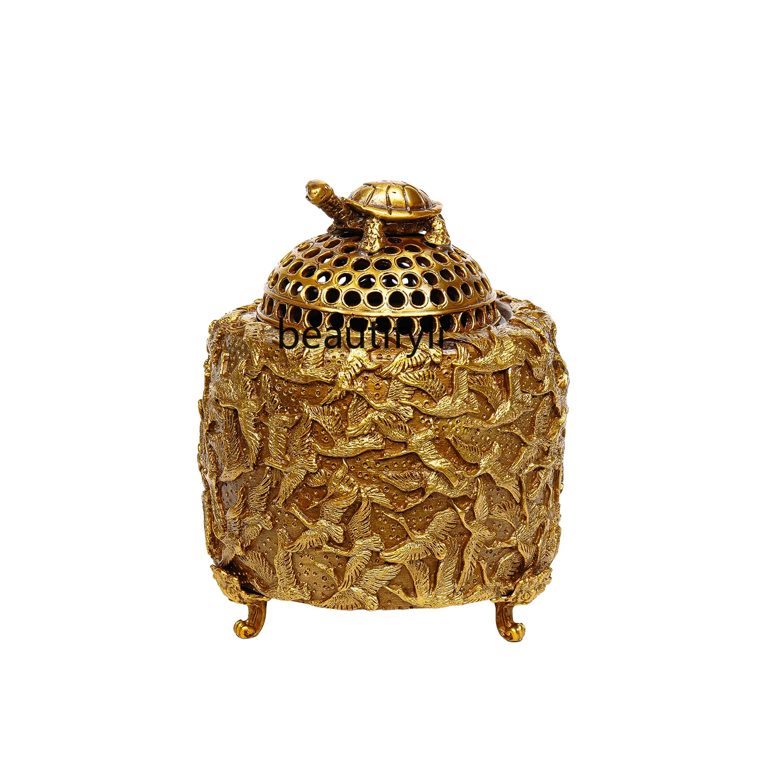 Incense burner turtle ornament household indoor sandalwood luxury incense burner study entrance decoration