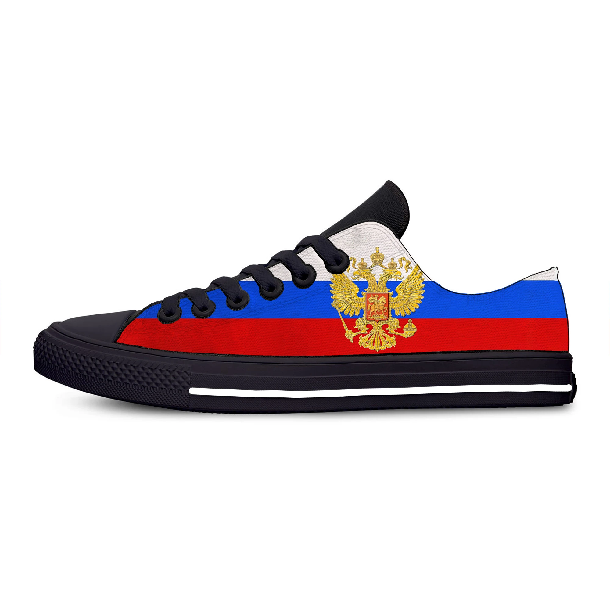 

Кроссовки мужские/женские с низким верхом, модная смешная повседневная обувь с русским флагом патриотической гордости, легкие дышащие кеды с 3D принтом