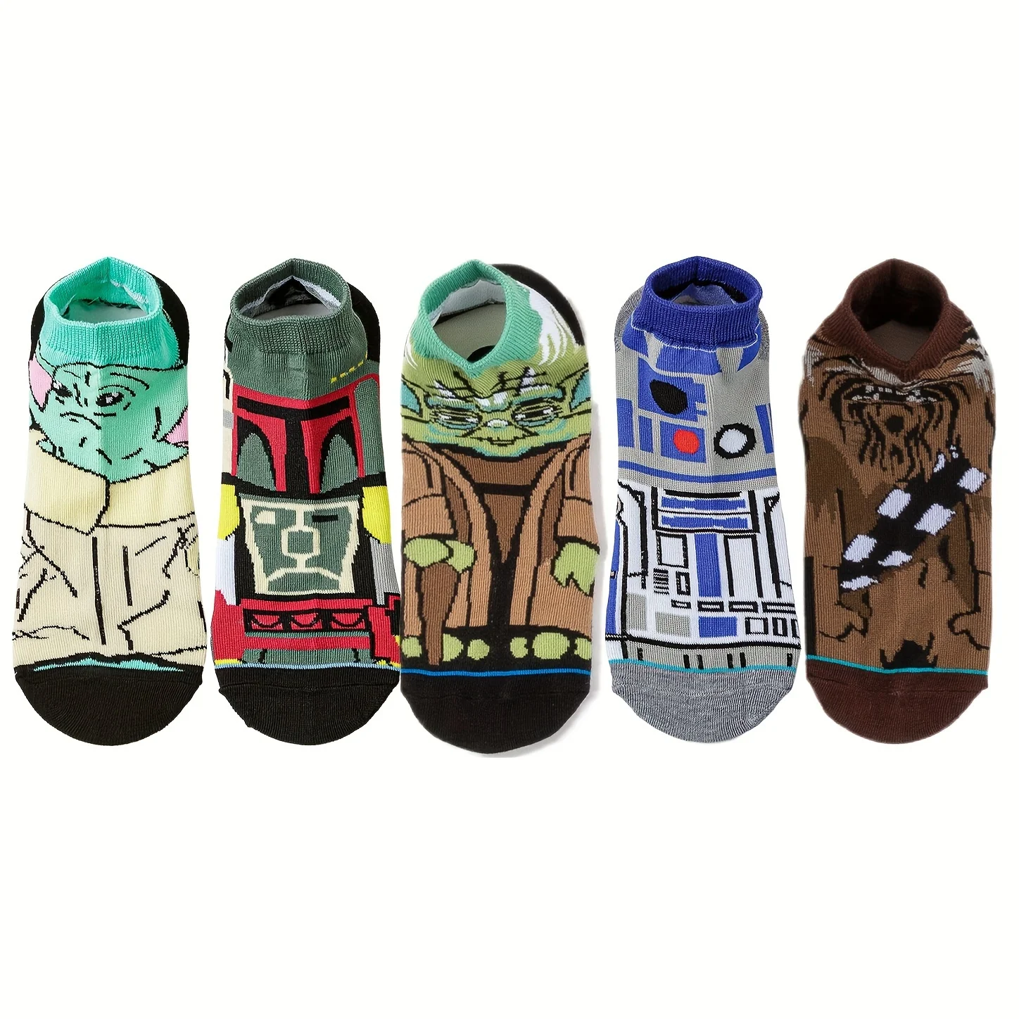 

Miniso Disney для мужчин и женщин, новинка, забавные носки с мультяшными аниме-принтами, короткие носки в стиле хип-хоп на Рождество, Хэллоуин, уличная мода