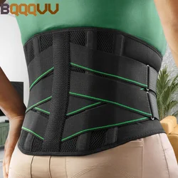 1PC Back Brace For Men Women Lower Back Pain with 7 Metal Stays For Sciatica Disc Scoliosis Support Straps-Lower Breathable Belt