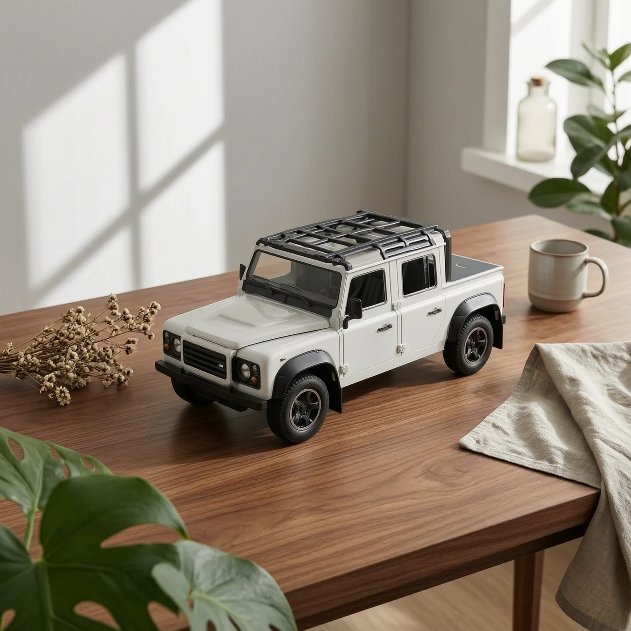 Pickup Bed Roll Cage Kit Textured Truck Bed Rack Kit Modular Heavy Duty for Builders, Scale Builds, Trail Runs