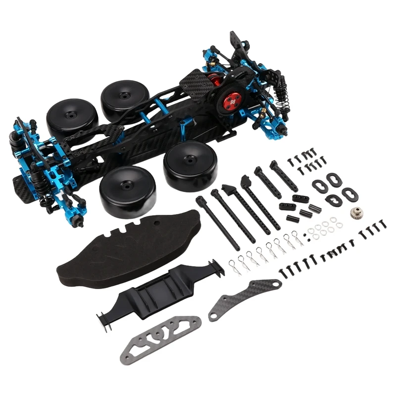 DIY RC Car Center Drive Drift Racing Frame 1/10 D5S RC Car Carbon Fiber Frame DIY KIT High Speed Racing Model