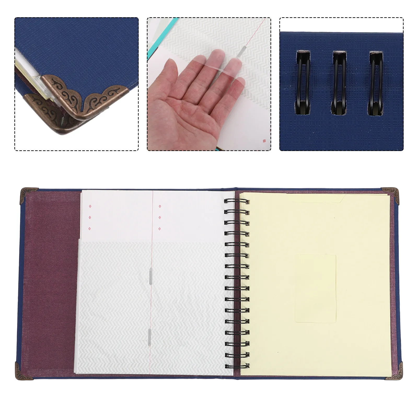 receipt-storage-book-ticket-organizer-notebook-large-capacity-document-holder-daily-expense-record-organizer-wallet
