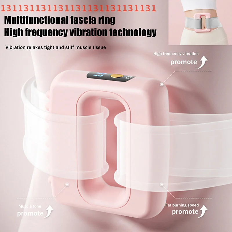 

Electric Fascia Ring Massager Full Body Slimming Deep Tissue Vibration Massage With Belt Adjustable For Fat Burning&Shaping