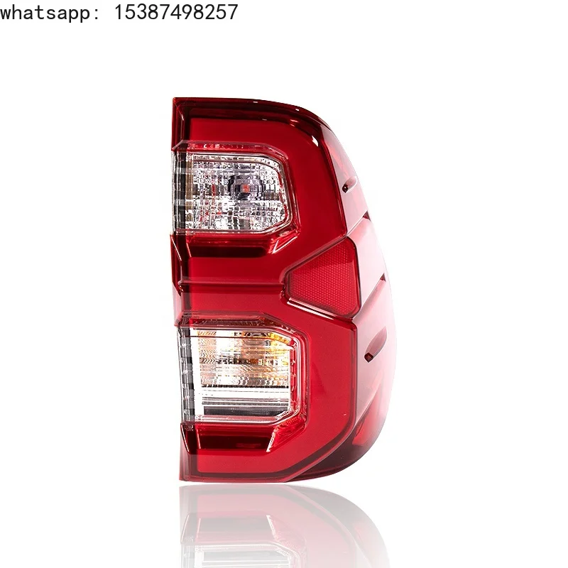 For Maictop Halogen & Xenon Tail Lights Rear Tail Lamp Assembly Led Taillight Rear Light for Hilux Revo Rocco 2015-2021