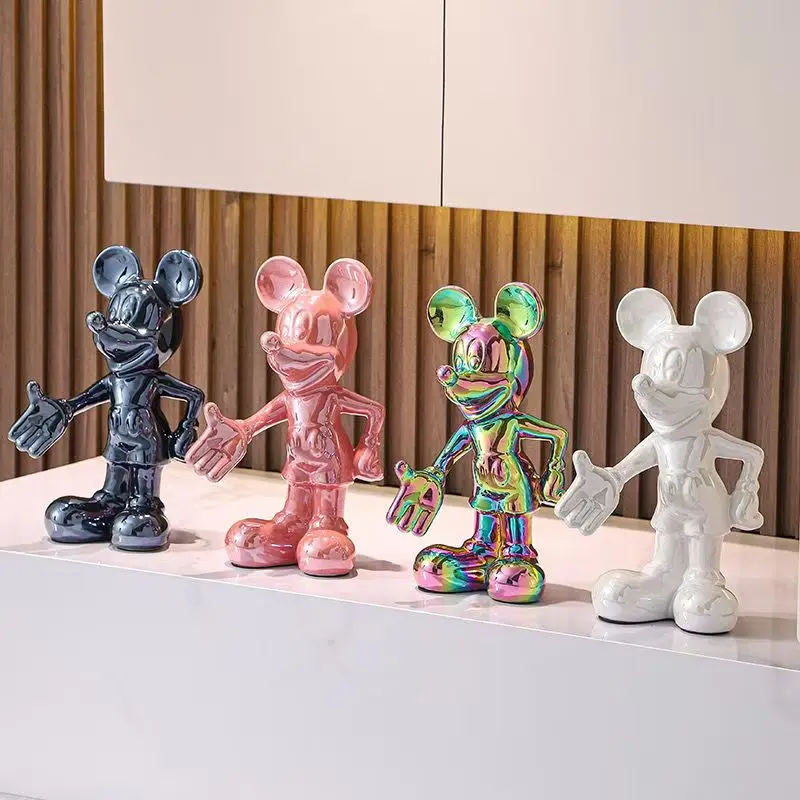 

Delienne Mickey Cartoon Doll Soft Decorative Mouse Figure Action Figure Collectible Toy for Home Luxury Display