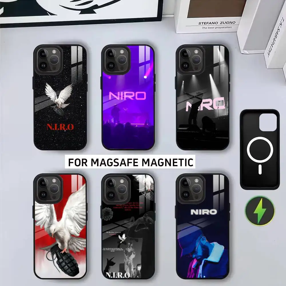 

Handsome N-NIRO OX singer Phone Case For iPhone17,16,15,14,13,12,11 Plus,Pro Magnetic with Magsafe Wireless Charging
