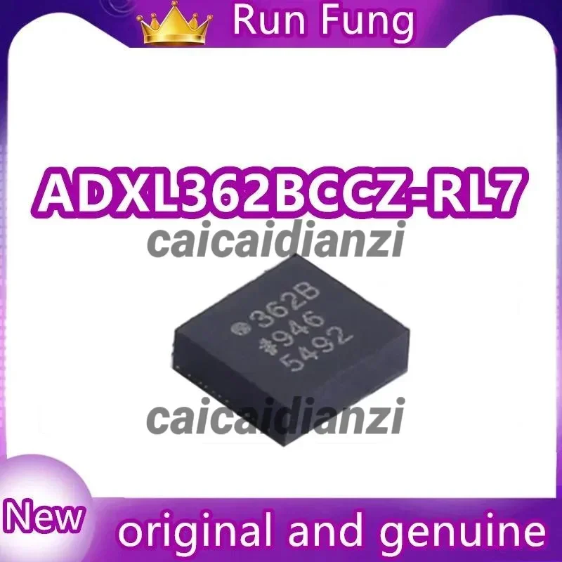 ADXL362BCCZ-RL7 ADXL362BCCZ  Accelerometer X, Y, Z Axis ±2g, 4g, 8g 6.25Hz ~ 400Hz 16-LGA (3x3.25)  10Pcs/Lot   New Original