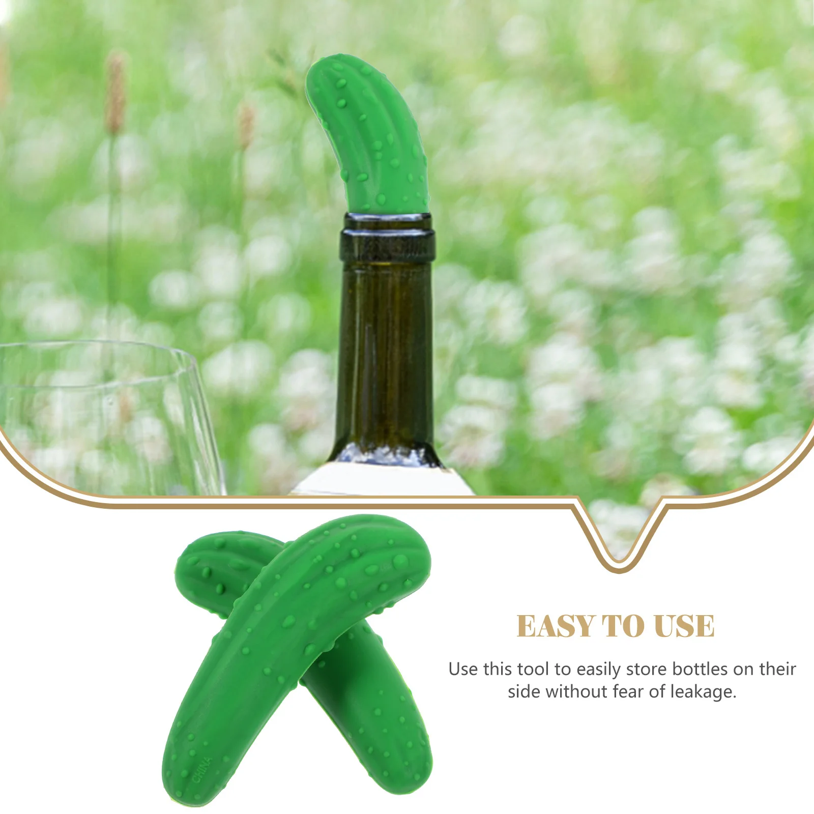 

2 шт. силиконовые пробки для бутылок, многоразовые герметики для вина, пива, газировки, без утечек, держатель свежести, можно мыть в посудомоечной машине, декоративные