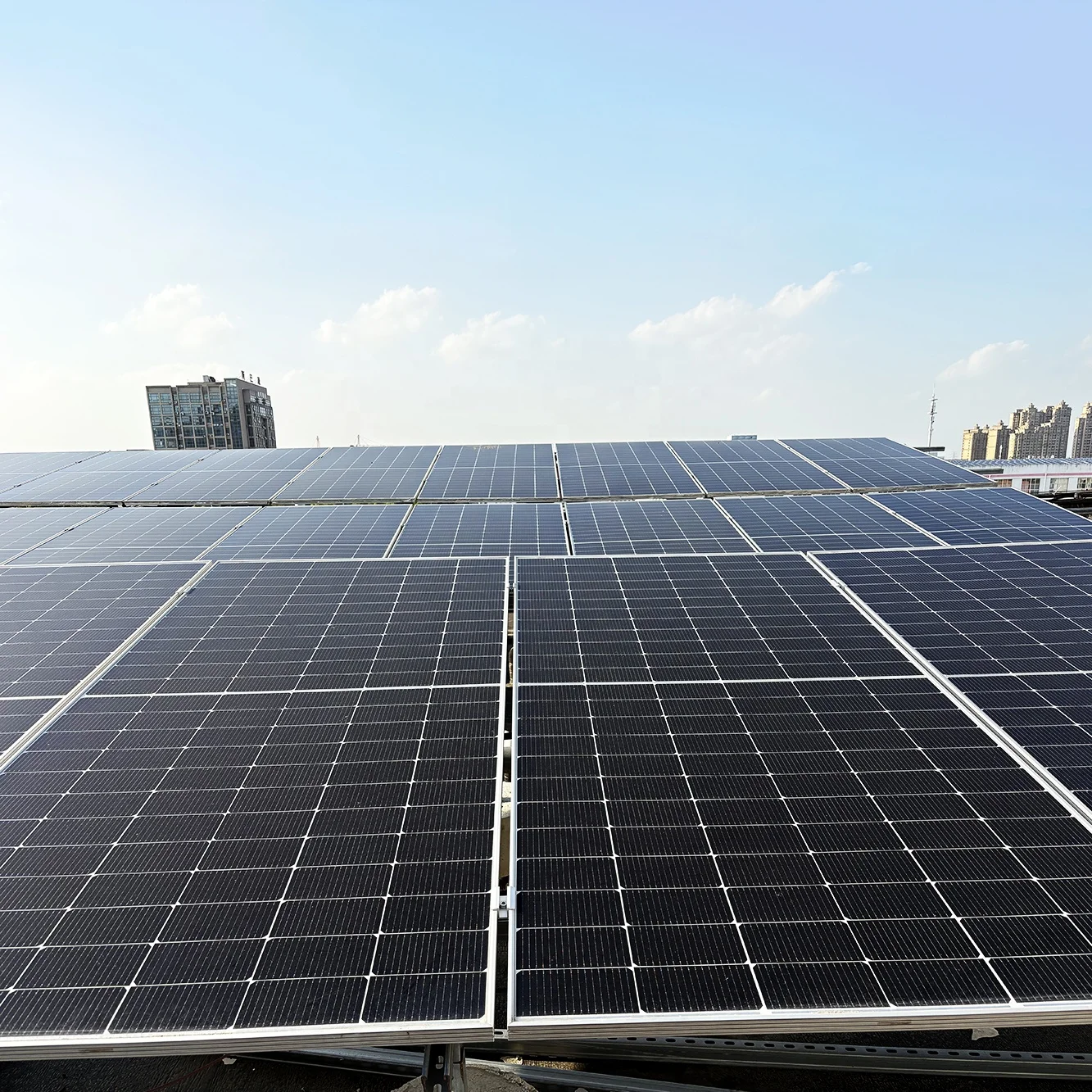 نظام الطاقة الشمسية الضوئية المتكامل العاكس، نظام الطاقة الشمسية المتصل بالشبكة لإنتاج الأحمال الكهربائية #2