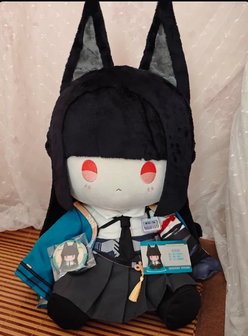 

Game Hoshimi Miyabi Zenless Zone Zero ZZZ Soft Sitting Posture Model Maumet Body Change Clothes 40CM Plushie Pillow Cushion Gift