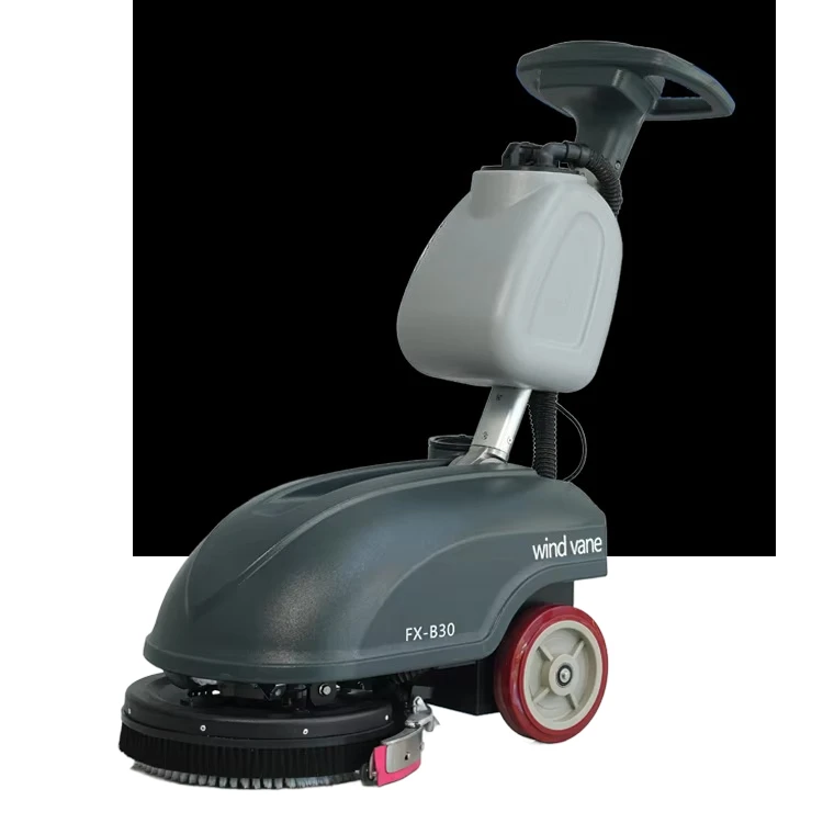 Commercial Grade Manual 24V Fuel Floor Scrubber Machine New Condition with Core Brush Components Sweeper Type Floor Cleaner